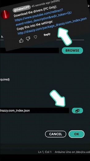 Setup for the ATTiny88 Arduino Board #SHORTS #DIY