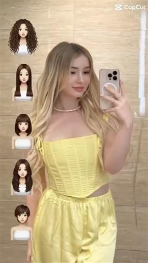 AI Hairstyle Changer ✂️One photo is all it takes to try a new look 😱✨#hairstyle #girl