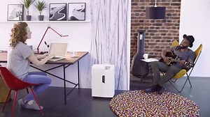 HSM shredstar X6pro, 6-Sheet Micro-Cut Paper/CD/Card Shredder, P-5 Security Level, 5.3 Gallon, White