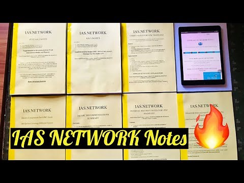 🔥🔥Review IAS NETWORK Notes ( Best Short notes for UPSC CSE Mains exam GS2,GS3,GS4,2nd ARC Report)