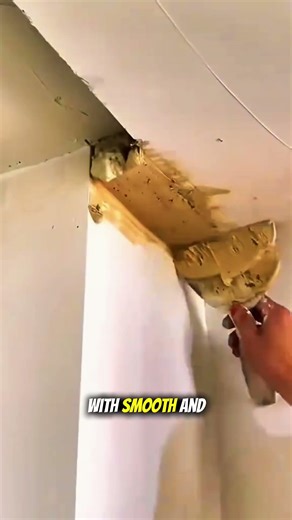 Pro Wall Repair Trick You Must Try! Perfect Corner Finishing with Putty Knife