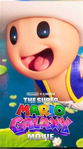 Blue Toad (The Super Mario Galaxy Movie) As Seen In Other Games #supermario #toad #yoshi #nintendo