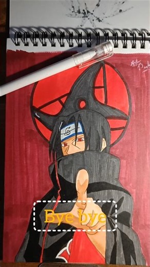HOW TO DRAW ITACHI UCHIHA🔥🔥|| STEP BY STEP TUTORIAL #itachi #animeart #itachidrawing