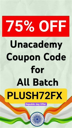 Unacademy 100% off, Unacademy 50%off, unacademy Republic Day Offer, unacademy discount #Unacademy_c