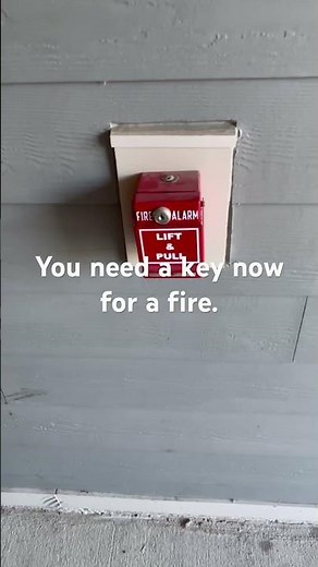 How to pull Fire Alarm