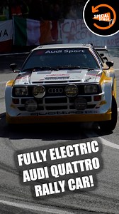47K views · 737 reactions | Fully Electric Audi Quattro Rally Car!...