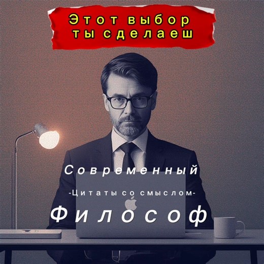 Этот выбор ты сделаешь не завтра… а сегодня