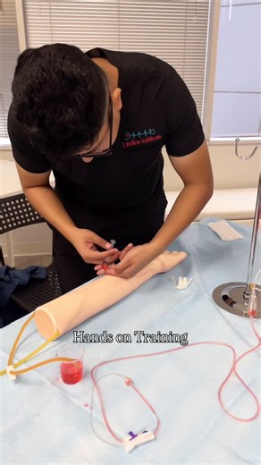 The Best Medical Assistant Program on Instagram: "✨ Hands-on training in action! ✨ Our Medical Assistant students are actively practicing real-world skills to prepare for successful careers in healthcare. At Lifeline Institute, we focus on confidence, technique, and experience—because learning by doing makes all the difference. 📚 Ready to start your journey in the medical field? 📩 Sign up today and secure your spot! #LifelineInstitute #MedicalAssistantTraining #HandsOnLearning #FutureMedicalAs