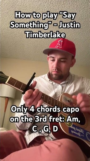 Guitar how to play “Say Something” -Justin Timberlake #trending #FYP #saysomething #justintimberlake