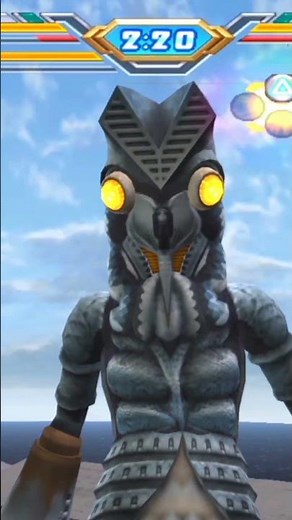 Alien Baltan's Terrifying Shot Hits Ultraman Gaia☀️Ultraman Fighting Evolution 3 game#shorts