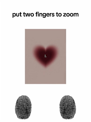 Zoom In with Fingers Tutorial: Letter L