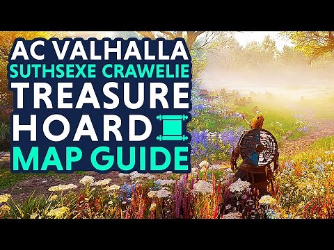 Suthsexe Crawelie Treasure Hoard Map Guide - Assassin's Creed Valhalla Treasure (AC Valhalla Hoard)