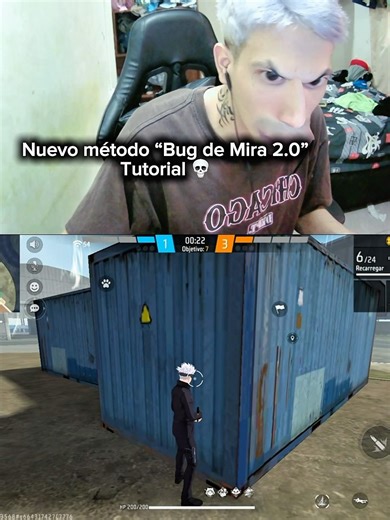 Nuevo método “Bug de Mira 2.0” Tutorial 💀 #freefire #garenafreefire #freefiregame