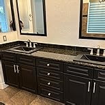 SMIROR Matte Black Bathroom Mirror for Over Sink 48x 40 inch, Metal Thick Frame Rectangle Vanity Mirror for Wall, Anti-Rust, Horizontally or Vertically Mounted