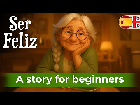 LEARN SPANISH with Simple Story for beginners – Ser feliz