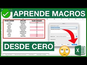 How to Create MACROS in EXCEL Tutorial 📝