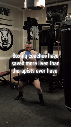 Boxing coaches have saved more lives than therapists ever have. Do you agree? #therapy