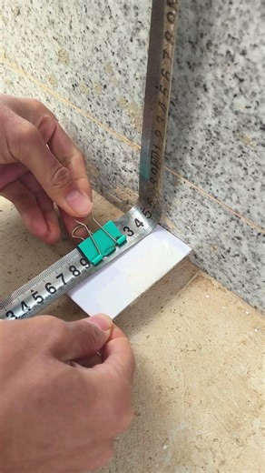 How to accurately measure the size when encountering a right angle: #tips #measure #building