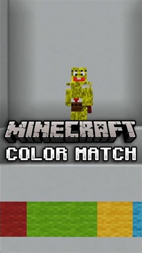 Minecraft Color Match 3 🎨 #minecraft #shorts