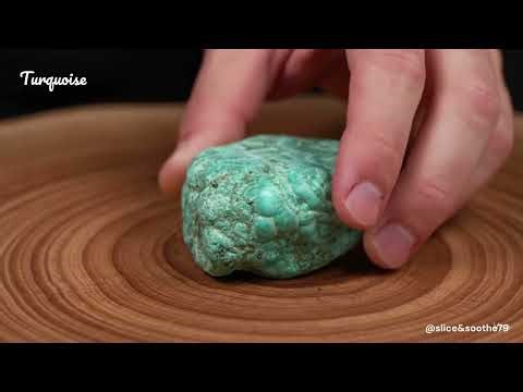 “61 Raw Crystals & Stones | ASMR Slicing Sounds for Relaxation, Focus, Healing .deep sleeping"