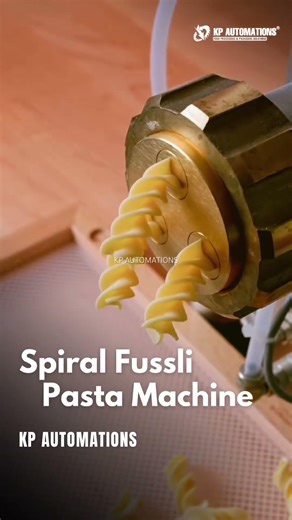 Spiral Pasta Making Machine | High-Capacity Fusilli Production Line | 50 kg / hr mini pasta machine