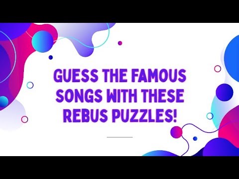 Can You Guess the Song? 🎶 15 Tricky Rebus Puzzles!