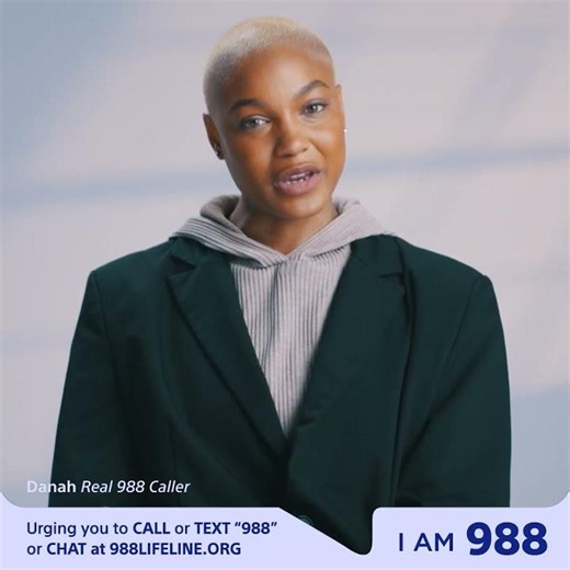 “I am 988” – 988 caller and staffer: “988 can help you feel like you're not alone.”