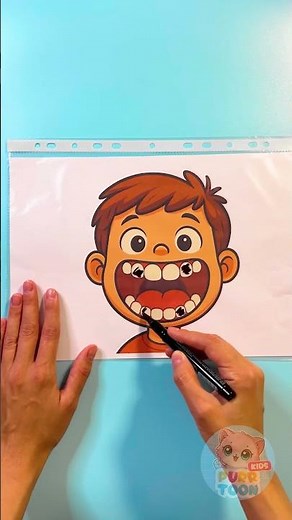 👍 Kids Brush Teeth Challenge 🪥 Fun Step-by-Step Guide for Sparkly Smiles! 😁