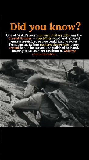 WWII’s Strangest Job: The Crystal Grinders Who Powered the War
