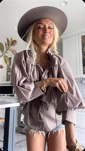 Fatemeh Kirk on Instagram: "the top I’ll be living in… by living I mean jamming. this duo @merlettenyc @janessaleone top linked. Code FATEMEH15 for 15% off. live love jam serve jam again and repeat ✨🙏✨"