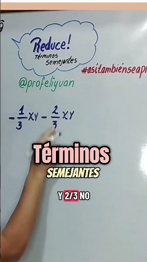 Combining Like Terms: Step by Step 🤓 #profeliyuan #thisishowyoulearn