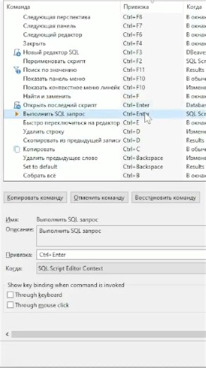Настройка BDeaver на выполнение запроса по F5