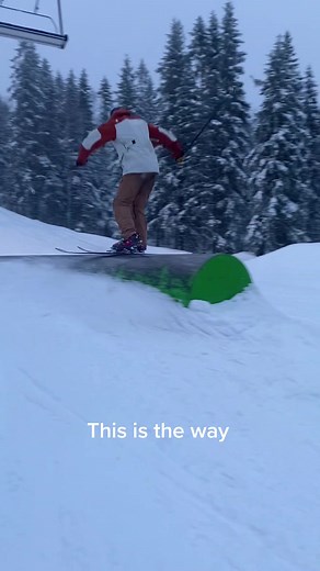 the Telemark way #ski #telemarkskiing #skitok #freeski