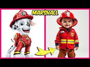 Paw Patrol Characters As Humans + Emoji Quiz + Their Favorite Snacks, Drinks & More! | Skye, Chase