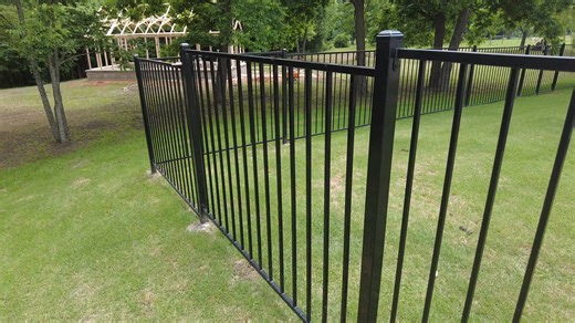🎨🏡 Elegance That Lasts! Take a look at this stunning wrought iron fence our team recently installed. With its clean lines, smooth finish, and timeless design, this fence adds a touch of sophistication while providing reliable security. The elegant powder-coated finish not only looks great but also helps protect against the elements for years to come. If you’re ready to elevate your property with a fence that blends beauty and durability, give us a call or text at 📞 903-833-3623, or get prequa