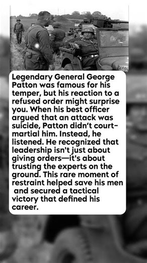 What Patton Did When His Officer Refused| WW2 Tactics
