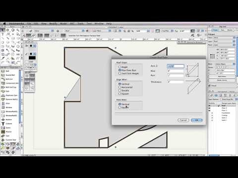 Vectorworks Architect 2014: Creating the Roofs - 03