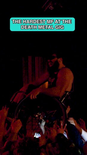 this could only happen at a metal show