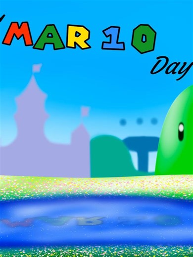 Happy Mar10 Day, everyone! Song: File Select - Mario 64 #animation #supermario #supermariobros #marioandluigi #mar10day