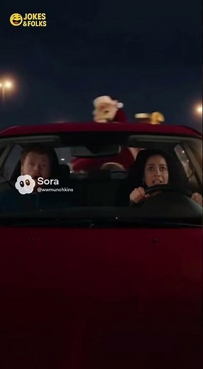 Santa’s Highway Crash – The Funniest Christmas Chaos You’ll Ever See 🎅💥🦌