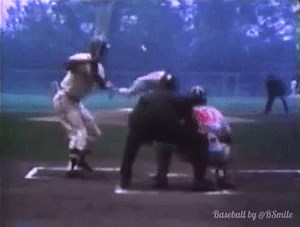 "My motto was always to keep swinging. Whether I was in a slump or feeling badly or having trouble off the field, the only thing to do was keep swinging." ~ Baseball legend Henry Aaron #MLB #Wisdom #Motivation | Baseball by BSmile