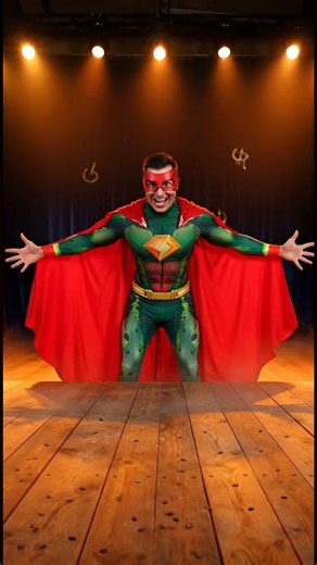 Superheroes with the Silliest Fruit Powers 🍌🍓 Hilarious Short Comedy Kaizen Vibes #Shorts