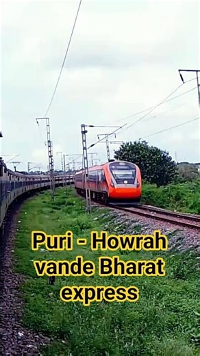 Puri - Howrah vande Bharat express with 20 coaches #shorts #ytshorts