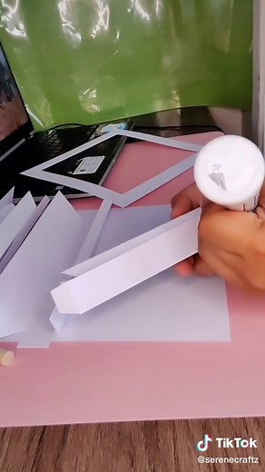 Diy shadowbox made out of cardstock☺️ so many ideas for this one! #cricut #diy #shadowboxes #shadowbox #shadowboxgift #diygift #giftideas #craft #crafting #craftgifts #bearlyartglue