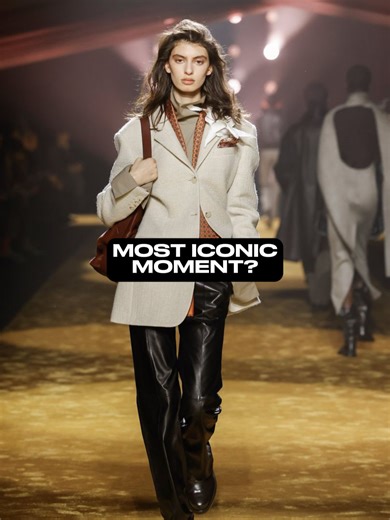 Matilde's most iconic moment? #milanfashionweek #elitemilan #matildelucidi #iconicmoment #elitemodel