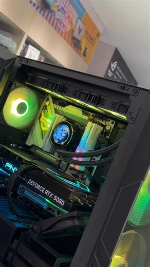 New Customize PC Builder - Intel Core Ultra 9 Price : 3,xxx$ CPU : Intel® Core™ Ultra 9 Processor 285K ( 24cores / Up to 5.7 GHz) XIGMATEK FROZR-O II 360 BLACK AIO CPU LIQUID COOLER Ram G.Skill RIPJAWS M5 RGB DDR5-6000 64GB (32GB x2) White SAMSUNG 9100 PRO 2TB SSD NVMe™ 5.0(MZ-VAP2T0B) Mainboard ASUS ROG STRIX Z890-A GAMING WIFI VGA PNY NVIDIA GeForce RTX 5080 ARGB EPIC-X RGB OC Triple Fan 16GB GDDR7 256-bit CAM POWER GT-1200W 80 PLUS GOLD BLACK CUBE MODULAR (PCIe 5.0 Ready) Case Cooler Master H