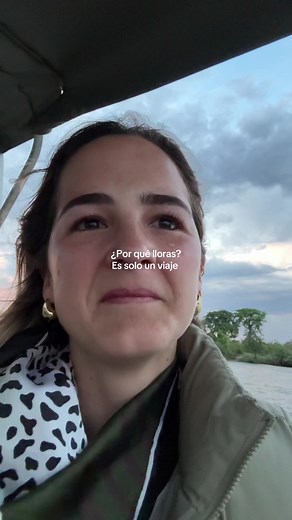 Lloro porque cumplí un sueño🥹✨ es una emoción muy hermosa #africa #safari #botswana #lionking #safaripark