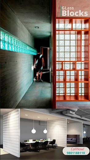 GLASS BLOCKS - For Partition #architecture