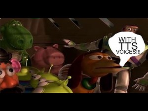 Toy Story 2 - The toys try to save Woody at the airport scene (With Goanimate/Vyond Voices)