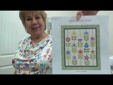 Spring Applique Quilt Using Scan N Cut, Mystery Quilt and Missing Quilt